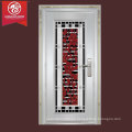 Diseño personalizado Diseño elegante de la puerta de la seguridad del acero inoxidable de la calidad 304, puerta de seguridad de la casa del oscilación de la Doble-hoja del estilo italiano